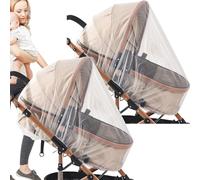 Net Per Passeggino, Nets Per Pram, | 2x Copertura Del Passeggino | Protezione Solare Portatile Leggera Traspirante Per Viaggi Per Passeggiare Per La Sicurezza Della Scuola Materna