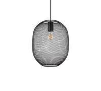 Lampadario A Sospensione Contemporaneo Net Metallo Nero 1 Luce E27 42W Ip20