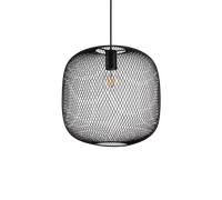 Lampadario A Sospensione Contemporaneo Net Metallo Nero 1 Luce E27 42W