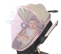 Net - Stroller Net | Protective Netting | Portable Crib Mesh | Full Cover Stroller Tent For Travel | Portable Crib Netting Mesh Protective | Pram Nets Breathable For City Walk