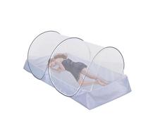 Net Tent - Portable Foldable No Installation | Camping Mesh Canopy Honeycomb Eyelet | Breathable Lightweight, Side Zipper, For Bed Outdoor Patio Travel Backyard, Large Size