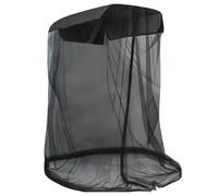 Net Tents, Net Cover Canopy, Portable Lightweight Metal Frame Easy Setup Zipper Door Breathable Mesh Compatto Stabile Struttura, Chair Tent for Outdoor Camping Travel, 80.71*49.21*61.02Inches, Black