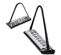 NET TOYS Tastiera gonfiabile in gomma con cinghia Rockstar Aria Piano degli anni '80 Party E Pianoforte Aria Strumento a tema festa musicale Gonfiabile Carnevale Accessori