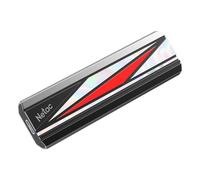 Netac PSSD 256 GB esterno Solid State Drive 256 GB USB 3.2 Gen 2 velocità di lettura fino a 2000 MB/s con 2 cavi (da C a C e C a A) SSD portatile da per computer Phone PC Gamer Vlogger Business