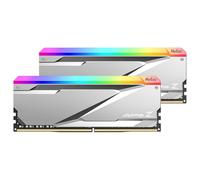 Netac RGB DDR5 7200 MHz 32 GB (2 x 16 GB) CL34 288 pin per XMP3.0 memoria per computer compatibile con dissipatori di calore RGB - argento