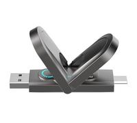 Netac US9 - Chiavetta USB da 512 GB, fino a 1000 MB/S, SSD portatile, Dual Type-C e USB 3.2, porte esterne a stato solido per telefoni Android di tipo C, laptop, tablet e molto altro ancora