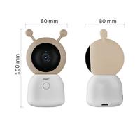 Netatmo by Babyphone Kamera Batteria 2-Wege-Audio white OMA-OBC-01-EC