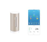 Netatmo Modulo Aggiuntivo per la Stazione Meteo Netatmo, Monitoraggio della temperatura, dell’umidità e della qualità dell’aria (CO2), NIM-S-WW, Sand
