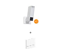 Videotelecamera esterna Netatmo Intelligente con sirena Bianca NA-NOC-S-W-PRO