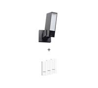 Netatmo Telecamera Wifi Esterno, Luce integrata, Sensore di Movimento, Visione notturna, Senza abbonamenti, NOC-IT