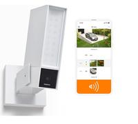 Netatmo Cámara Exterior Inteligente Con Sirena 105 DB, WiFi, Iluminación integrada, Detección de Movimientos, Visión Nocturna, Color Blanco