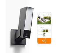 Netatmo Telecamera WIFI Esterna Intelligente con Sirena da 105 dB, Luce Integrata 12W, Video HD 1080p 4MP, Rilevamento di persone/animali/veicoli, Visione Notturna, senza Abbonamenti, NOC-S-AMZ