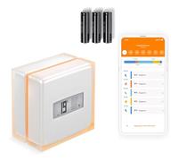 Netatmo Termostato Wifi Intelligente - Controlla il Riscaldamento da Remoto tramite App - Per caldaia individuale, NTH01-AMZ