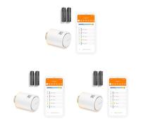 Netatmo Valvola Termostatica WiFi, Controllo Remoto, Risparmio Energetico, Accessorio per Termostati Intelligenti, Compatibile con Alexa e HomeKit, Installazione Facile, NAV-AMZ (Confezione da 3)