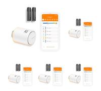 Netatmo Valvola Termostatica WiFi, Controllo Remoto, Risparmio Energetico, Accessorio per Termostati Intelligenti, Compatibile con Alexa e HomeKit, Installazione Facile, NAV-AMZ (Confezione da 5)