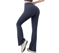Neteson Pantaloni Yoga da Donna Pantaloni Campana Vita Alta Leggins Sportivi Push Up Fared Leggings Donna Palestra Fitness Danza Casual