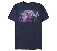 Netflix And The Phantoms-Maglietta a Maniche Corte Julie On Stage Organic T-Shirt, Blu Navy, L Unisex-Adulto
