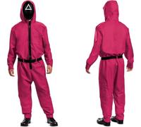 DISGUISE Squid Game Adult Triangle Guard Jumpsuit Small/Medium
