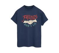 Netflix Stranger Things Friends Don't Lie Maglietta Ampia Mani Donna (BI44191)