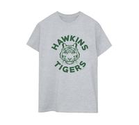 Netflix Stranger Things Hawkins Tigers Maglietta Ampia Donna (BI44231)