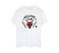 Netflix Stranger Things Hellfire Club Maglietta Ampia Donna (BI44229)