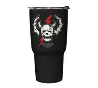 Netflix Stranger Things Hellfire Lightning - Tazza da viaggio in acciaio INOX, 765 ml