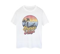 Netflix Stranger Things LA Maglietta Ampia Gradiente di Colore Donna (BI44066)
