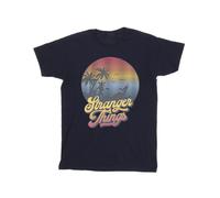 Netflix Stranger Things LA Maglietta Gradiente di Colore Uomo (BI45665)