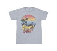 Netflix Stranger Things LA Maglietta Gradiente di Colore Uomo (BI45665)