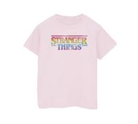 Netflix Stranger Things Maglietta Ampia Arcobaleno Donna (BI44166)