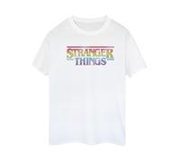 Netflix Stranger Things Maglietta Ampia Arcobaleno Donna (BI44166)
