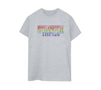 Netflix Stranger Things Maglietta Ampia Arcobaleno Donna (BI44166)