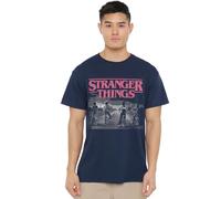 Netflix Stranger Things Poster Seson 1 Bike Scene T-Shirt Unisex, M