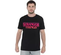 Netflix Stranger Things Sunset Logo T-Shirt Unisex, Nero, M
