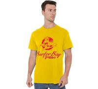 Netflix Stranger Things Surfer Boy Pizza T-Shirt Unisex, 3XL