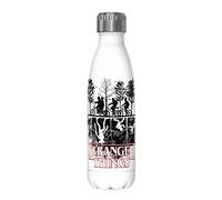 Netflix Stranger Things Upside Down - Bottiglia in acciaio INOX, 47 ml, multicolore