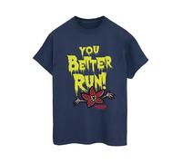 Netflix Stranger Things You Better Run Maglietta Ampia Donna (BI44246)