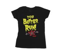 Netflix Stranger Things You Better Run Maglietta Donna (BI40373)