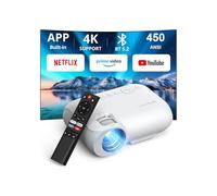 [Netflix ufficiale] Proiettore 4K, App integrate/Dolby Audio YOTON Y9 Proiettore portatile WiFi 6 Bluetooth 5.4, 2025 Upgraded 1080P Nativo Smart TV One-Click Use Netflix/YouTube/PrimeVideo