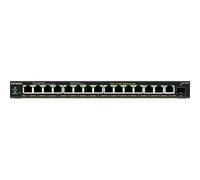 NETGEAR 16-Port High-Power PoE+ Gigabit Ethernet Plus Switch (231W) with 1 SFP port (GS316EPP) Gestito Gigabit Ethernet (10/100/1000) Supporto Power over Ethernet (PoE) Nero