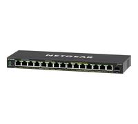 NETGEAR 16-Port High-Power PoE+ Gigabit Ethernet Plus Switch (231W) with 1 SFP port (GS316EPP) Gestito Gigabit Ethernet (10/100/1000) Supporto Power over Ethernet (PoE) Nero