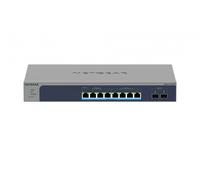 NETGEAR 8-Port Multi-Gigabit/10G Ethernet Ultra60 PoE++ Smart Switch with 2 SFP+ Ports (MS510TXUP) Gestito L2+ 10G Ethernet (100/1000/10000) Supporto Power over Ethernet (PoE) Grigio