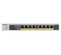 Netgear GS108LP Non gestito Gigabit Ethernet (10/100/1000) Nero, Grigio 1U Supporto Power over (PoE) [GS108LP-100EUS]