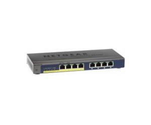 Netgear GS108PP Unmanaged Gigabit Ethernet 101001000 Power over Ethernet PoE Nero