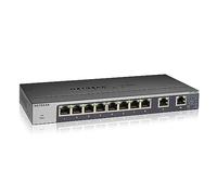 Netgear gs110mx-100uks Switch con 8-Port Gigabit Ethernet Unmanaged, 10 g/Multi-gig Uplinks