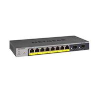NETGEAR GS110TP Switch Smart Managed Pro PoE, 8 Porte Gigabit Ethernet, con 8 Po