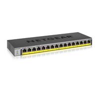 Switch di rete Netgear GS116PP Non gestito Gigabit Ethernet (10/100/1000) Nero Supporto Power over (PoE) [GS116PP-100EUS]