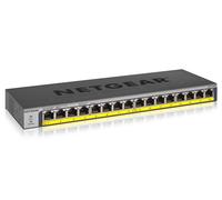 Switch di rete Netgear GS116PP Non gestito Gigabit Ethernet (10/100/1000) Nero Supporto Power over (PoE) [GS116PP-100EUS]