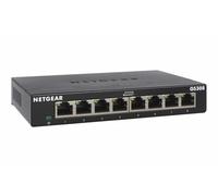 NETGEAR GS308-300PES switch di rete Non gestito L2 Gigabit Ethernet 10/100/1000 Nero (8-PORT GB ETHERNET UNMGD SWITCH - .)
