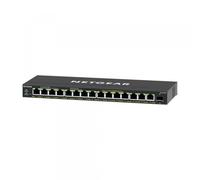 NETGEAR 16-Port High-Power PoE+ Gigabit Ethernet Plus Switch (231W) with 1 SFP port (GS316EPP) Gestito Gigabit Ethernet (10/100/1000) Supporto Power over Ethernet (PoE) Nero